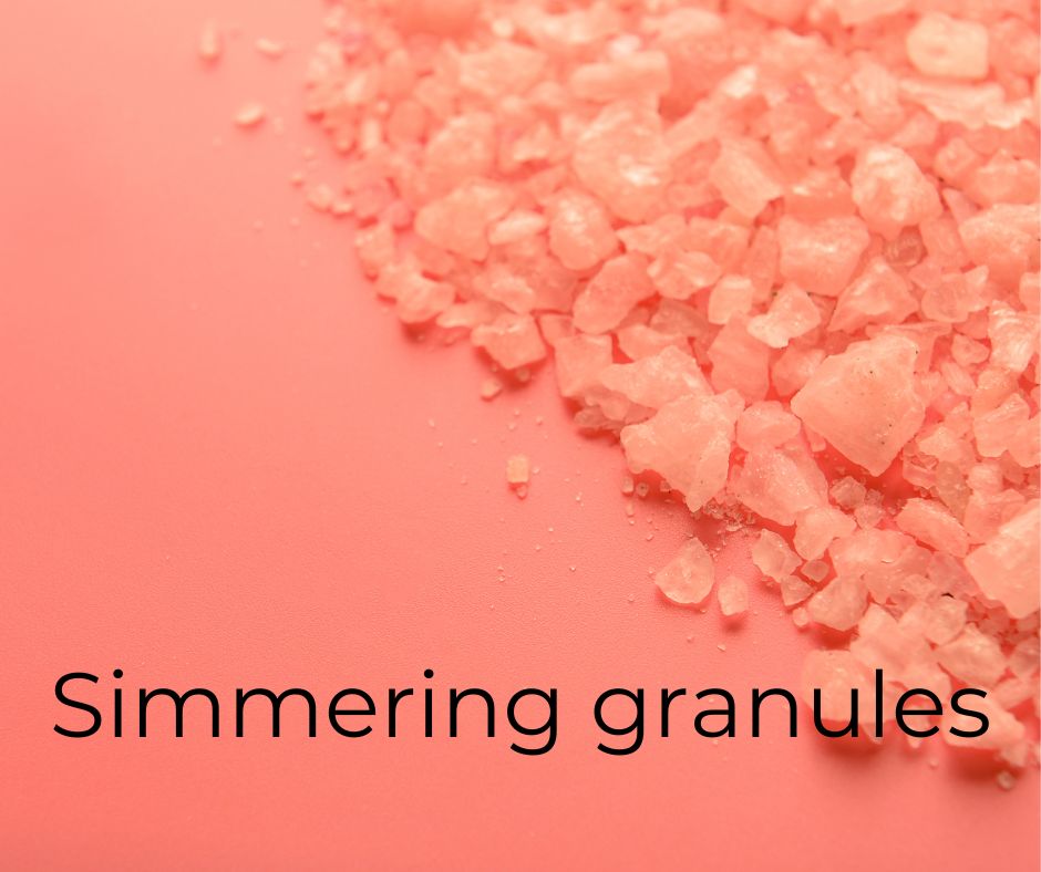 Simmering granules